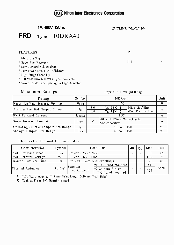 10DRA40_1190601.PDF Datasheet