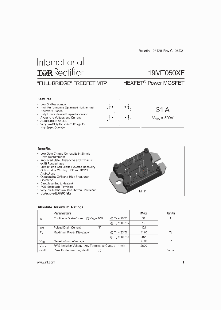 19MT050XF_1191383.PDF Datasheet