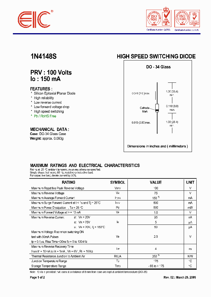 1N4148S_1178969.PDF Datasheet