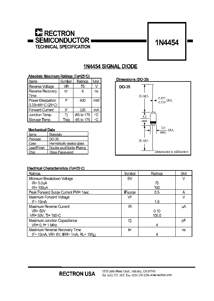 1N4454_1191807.PDF Datasheet