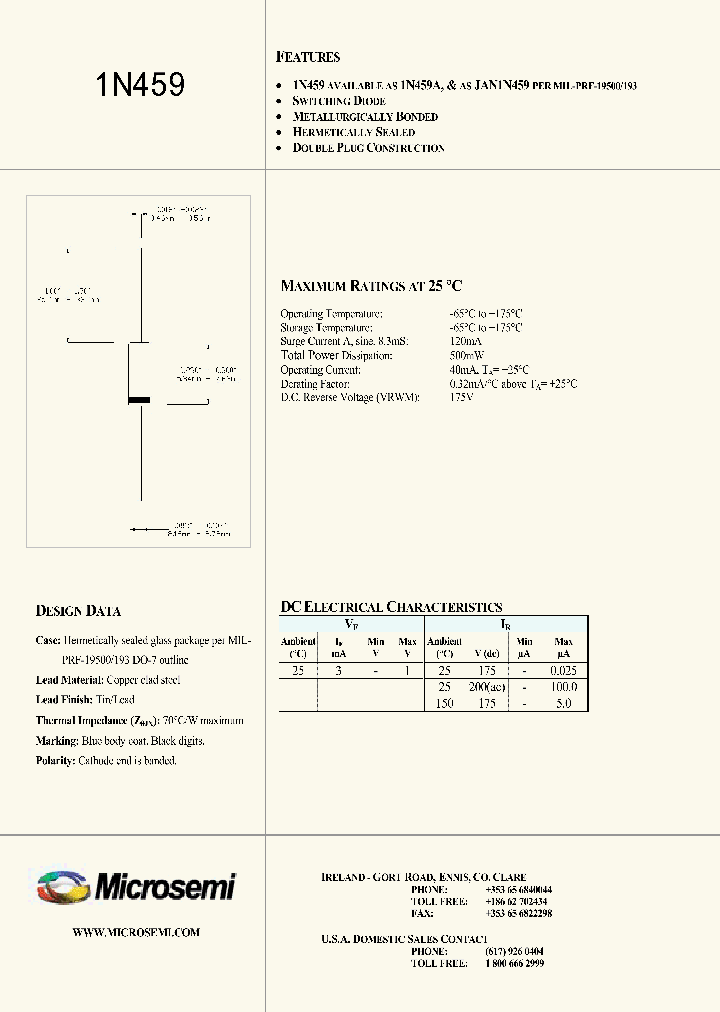 1N459_1191838.PDF Datasheet