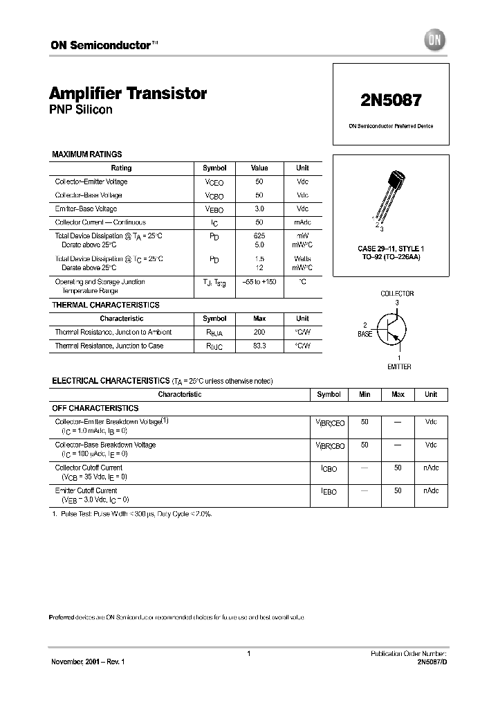 2N5087_1107934.PDF Datasheet