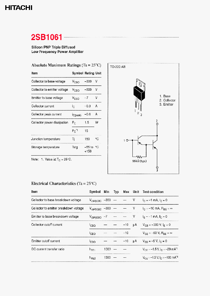 2SB1061_1147478.PDF Datasheet