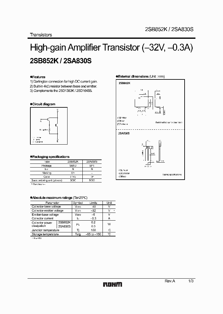 2SB852K_1195276.PDF Datasheet