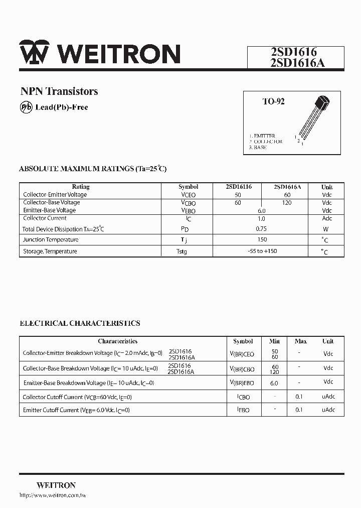 2SD1616_1024498.PDF Datasheet