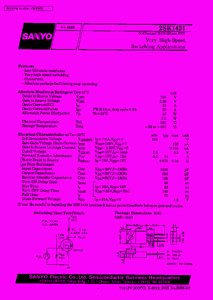 2SK1431_1197837.PDF Datasheet