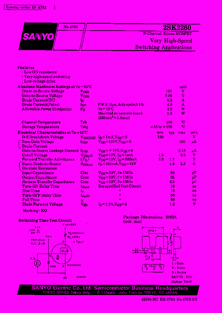 2SK2260_1047495.PDF Datasheet