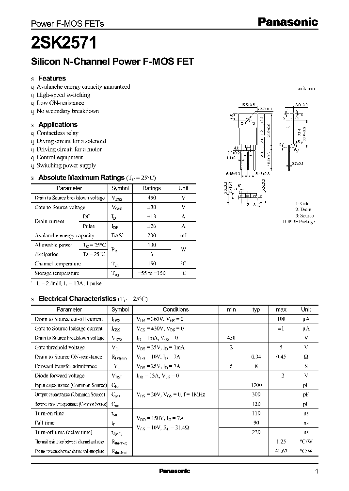 2SK2571_1029005.PDF Datasheet