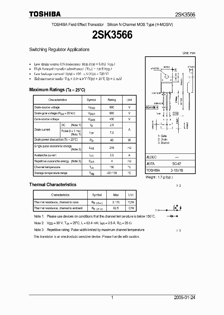 2SK3566_1172670.PDF Datasheet