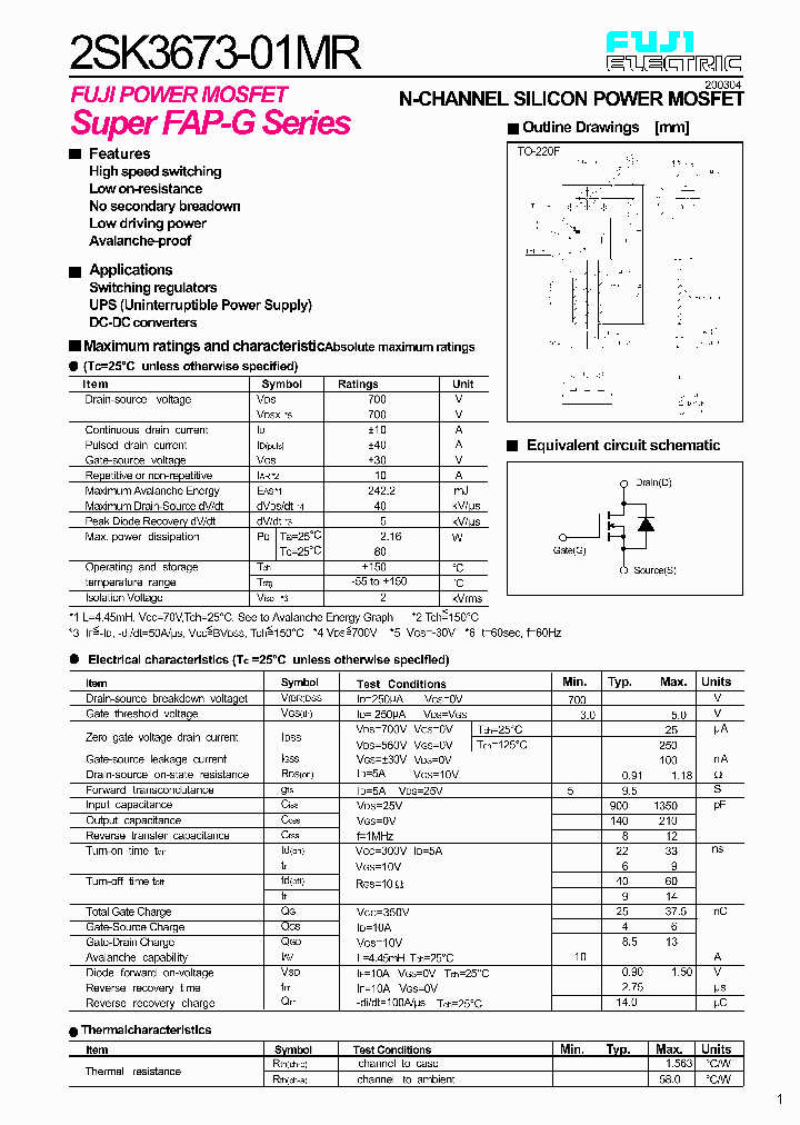 2SK3673-01MR_1198773.PDF Datasheet