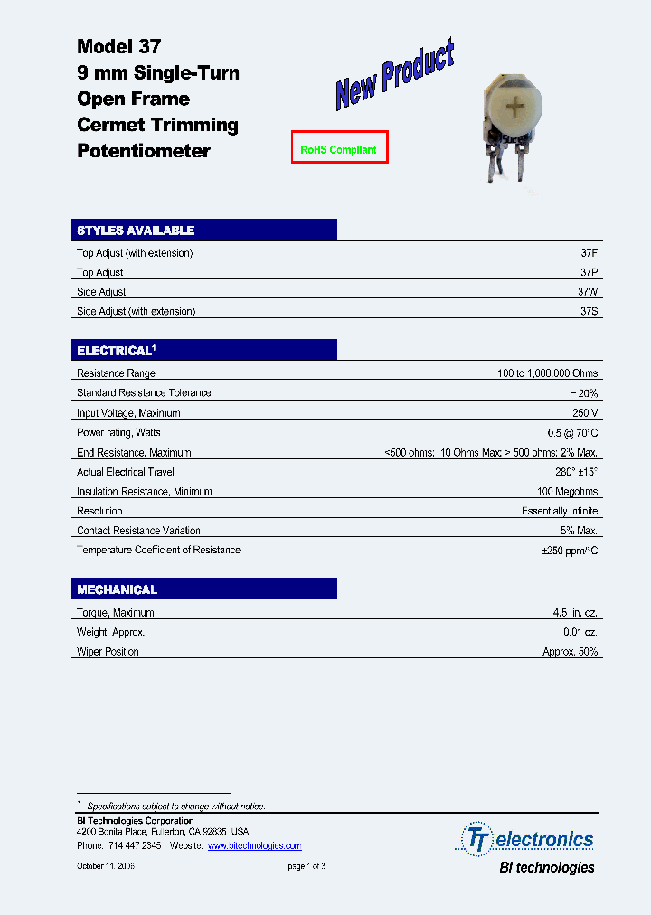 37WR10KLF_1199409.PDF Datasheet