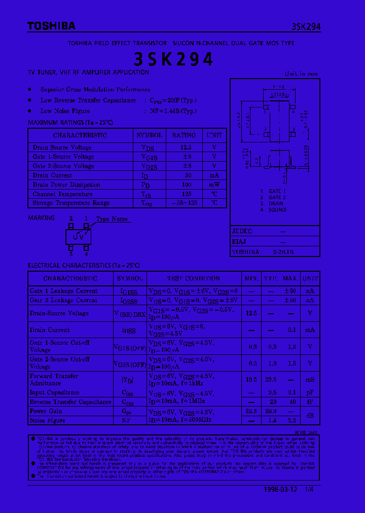 3SK294_1199603.PDF Datasheet