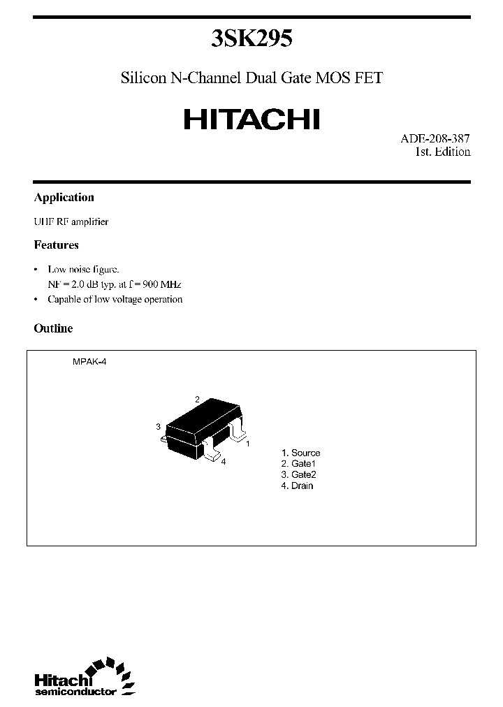 3SK295_1199604.PDF Datasheet