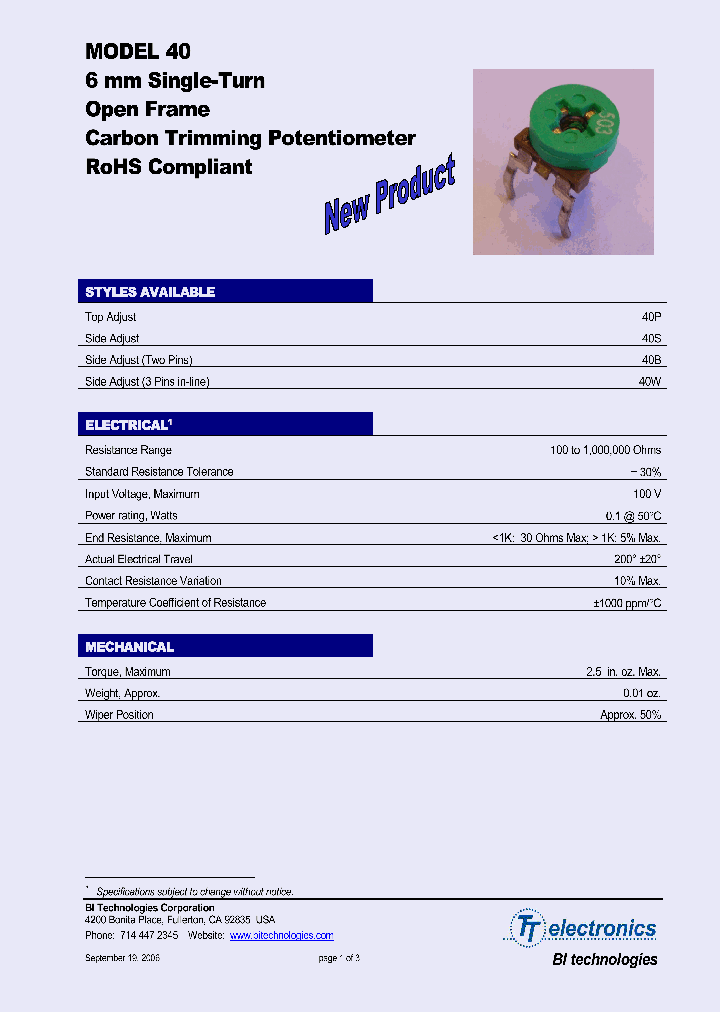 40WR5KLF_1199688.PDF Datasheet