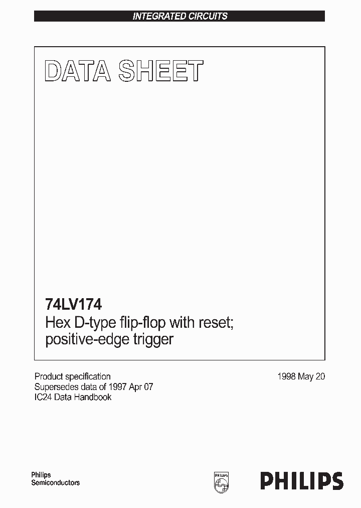 74LV174PWDH_1202586.PDF Datasheet