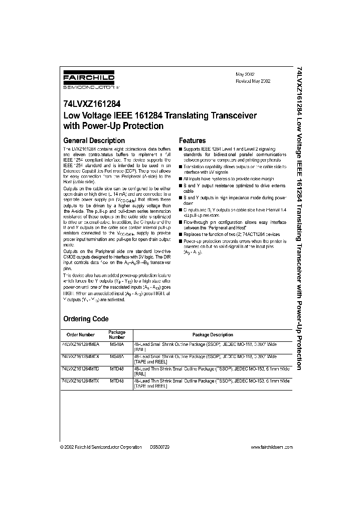 74LVXZ161284MTD_1164713.PDF Datasheet