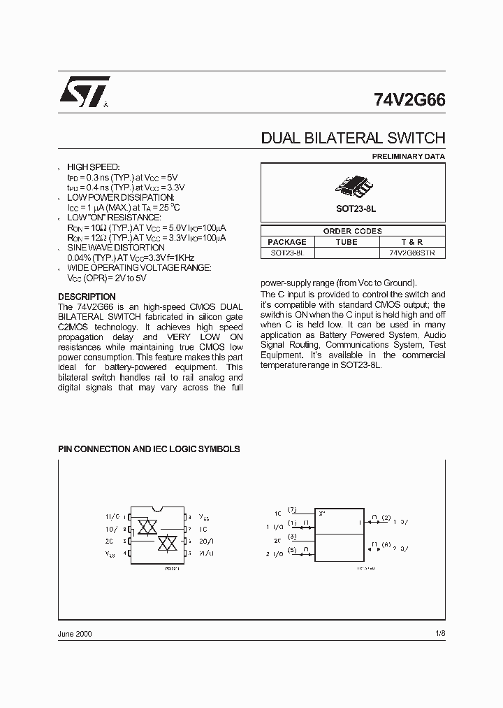 74V2G66STR_1203008.PDF Datasheet