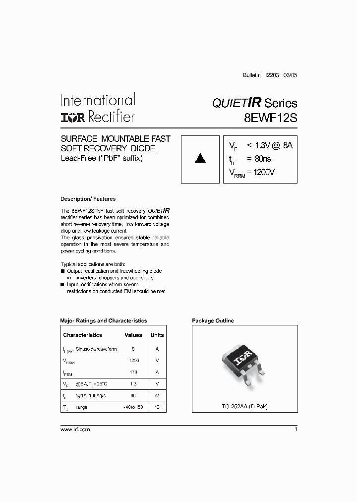 8EWF12STRRPBF_1204064.PDF Datasheet