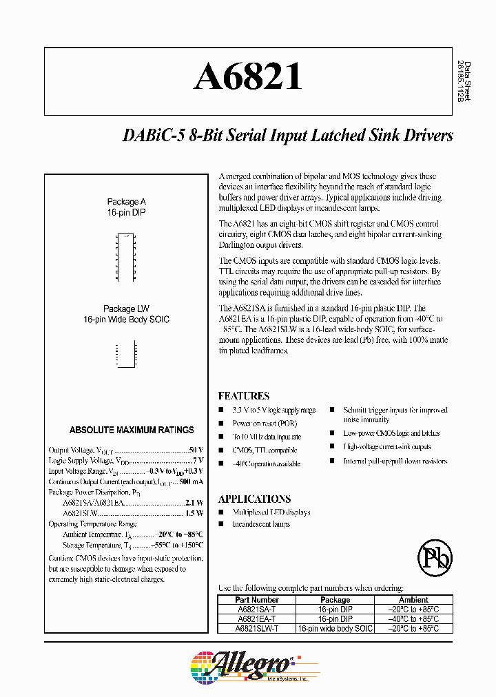 A6821SLW-T_1204728.PDF Datasheet