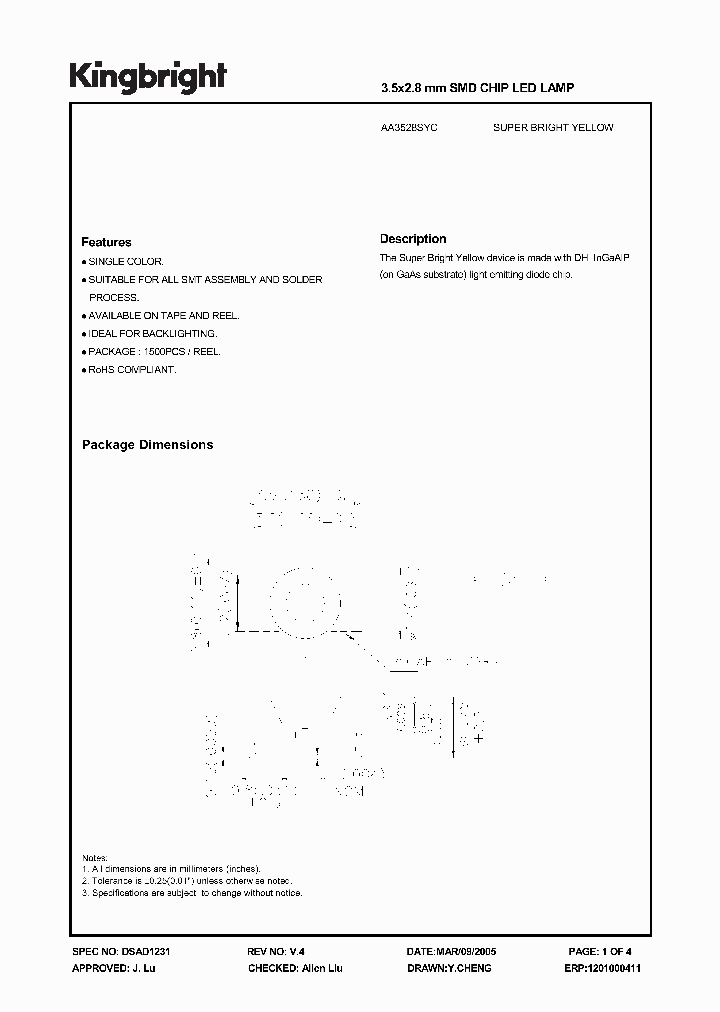 AA3528SYC_1204963.PDF Datasheet