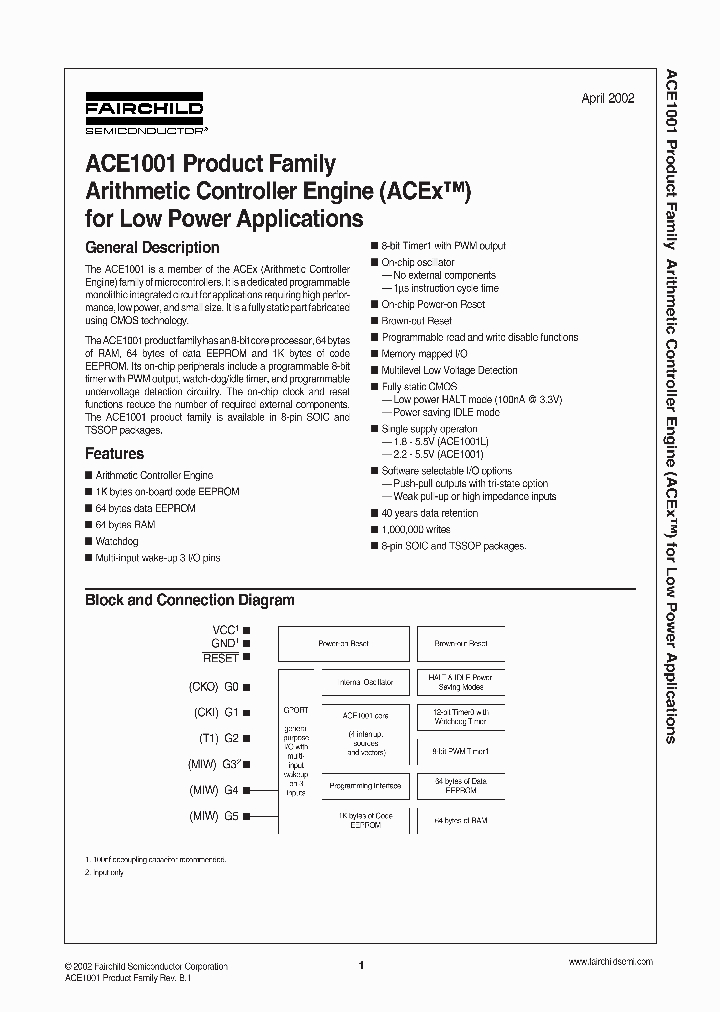 ACE1001MT8X_1205405.PDF Datasheet