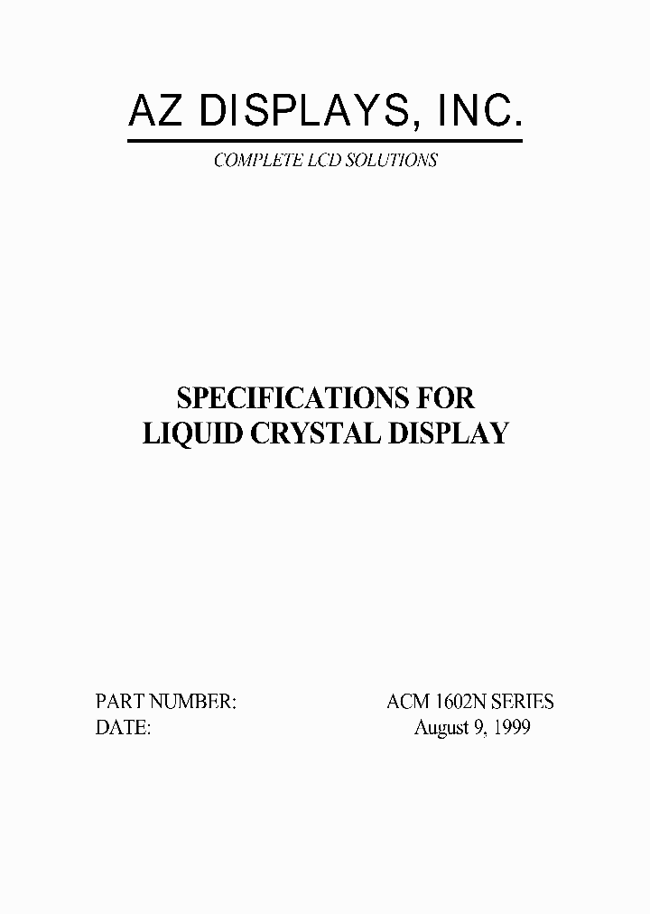 ACM1602N_1205454.PDF Datasheet