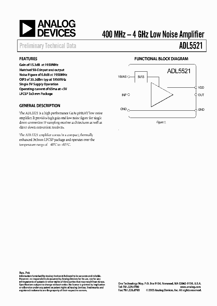 ADL5521ACPZ-WP_1207299.PDF Datasheet