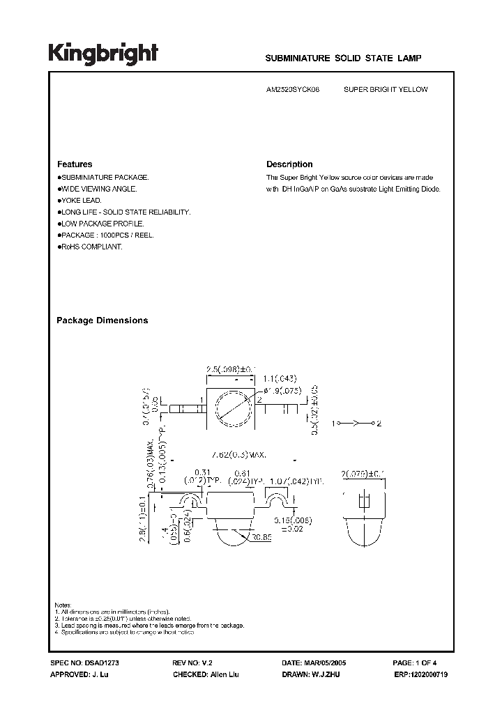 AM2520SYCK08_1134873.PDF Datasheet