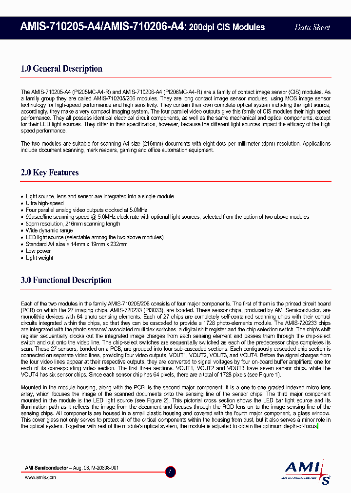 AMIS-710206-A4_1209573.PDF Datasheet