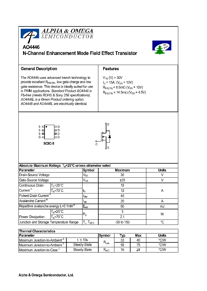 AO4446_1133757.PDF Datasheet