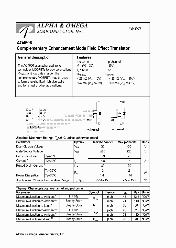 AO4606_1210173.PDF Datasheet