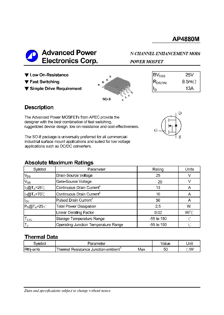 AP4880M_1168649.PDF Datasheet