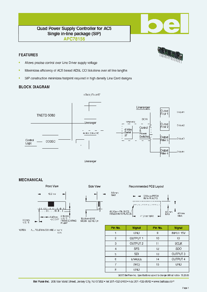 APC78156_1210759.PDF Datasheet