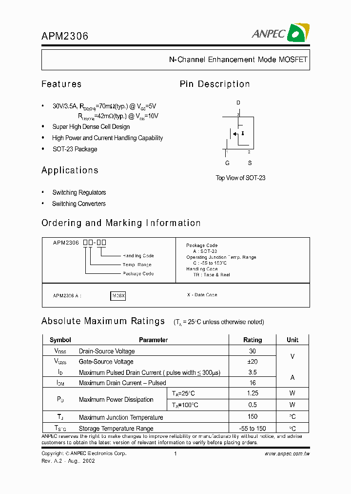 APM2306_1138230.PDF Datasheet