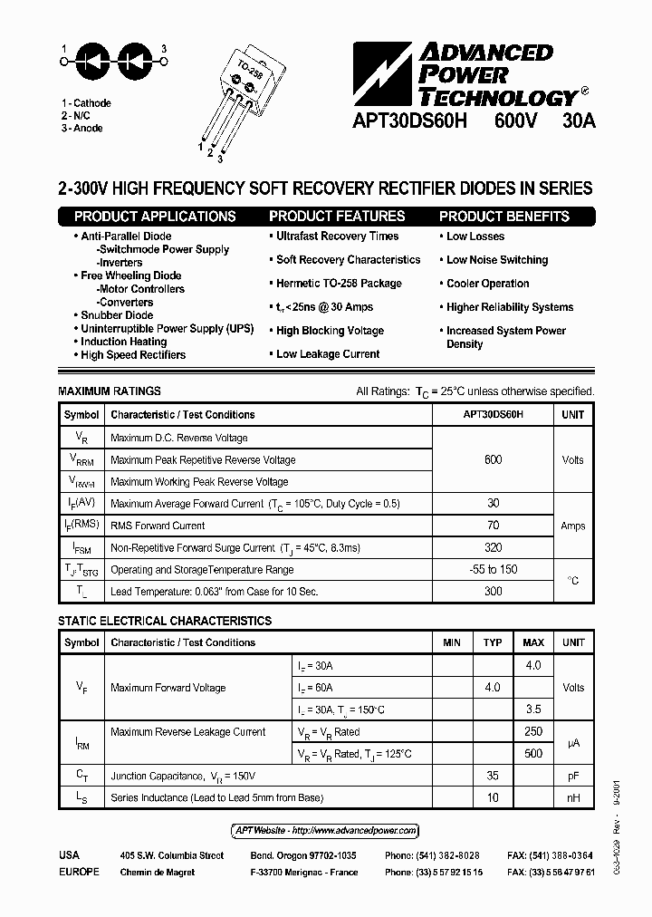 APT30DS60H_1211563.PDF Datasheet