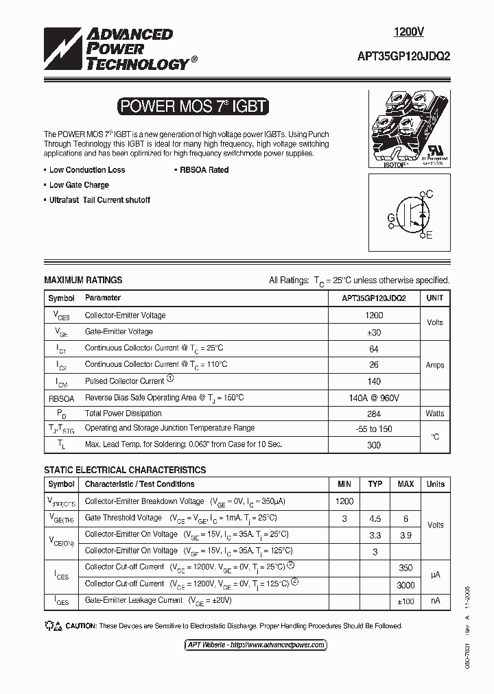 APT35GP120JDQ2_1154374.PDF Datasheet