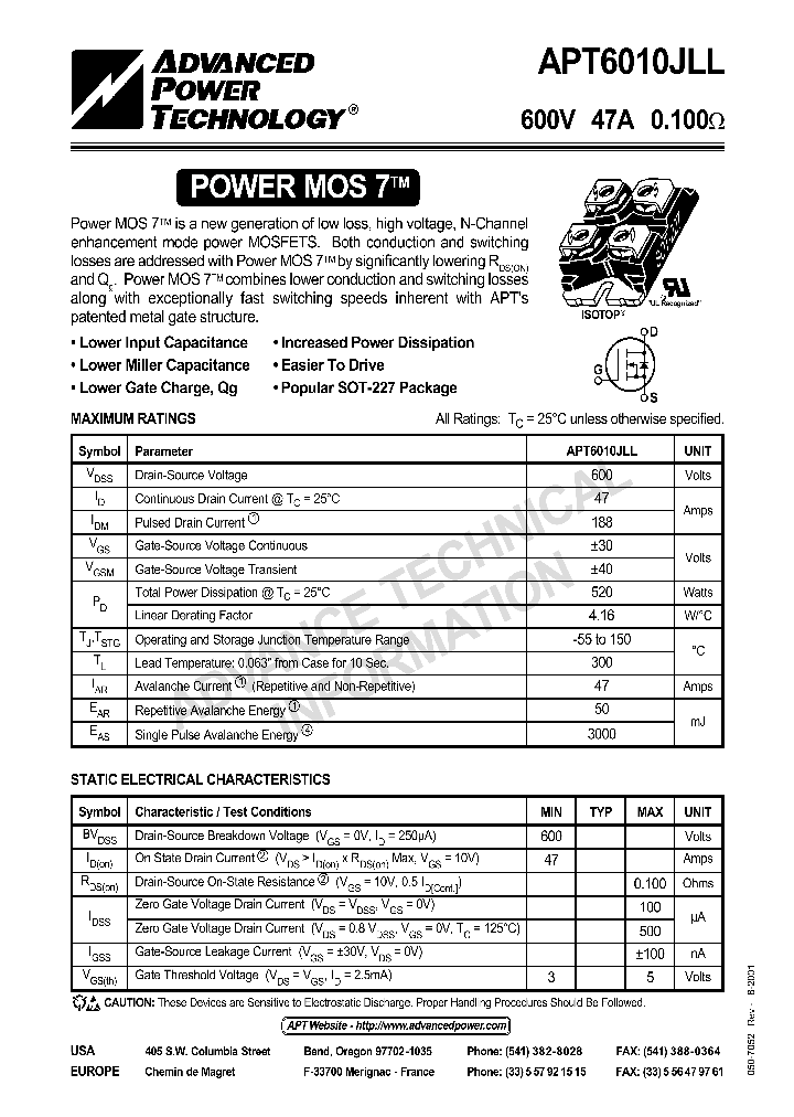 APT6010JLL_1066725.PDF Datasheet