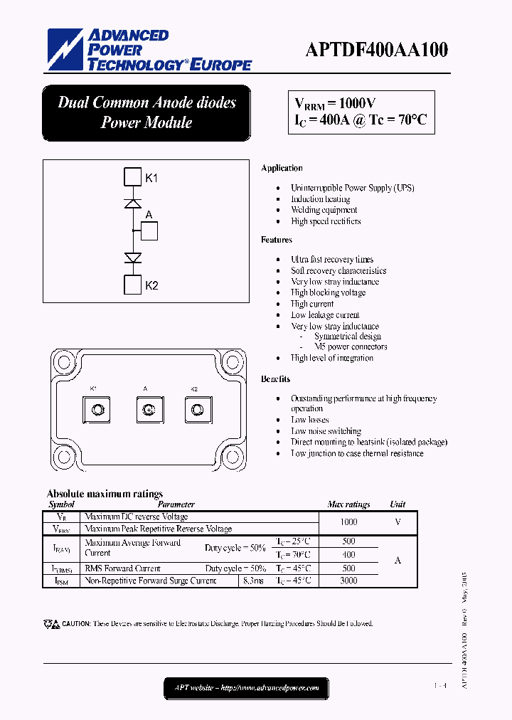 APTDF400AA100_1212106.PDF Datasheet