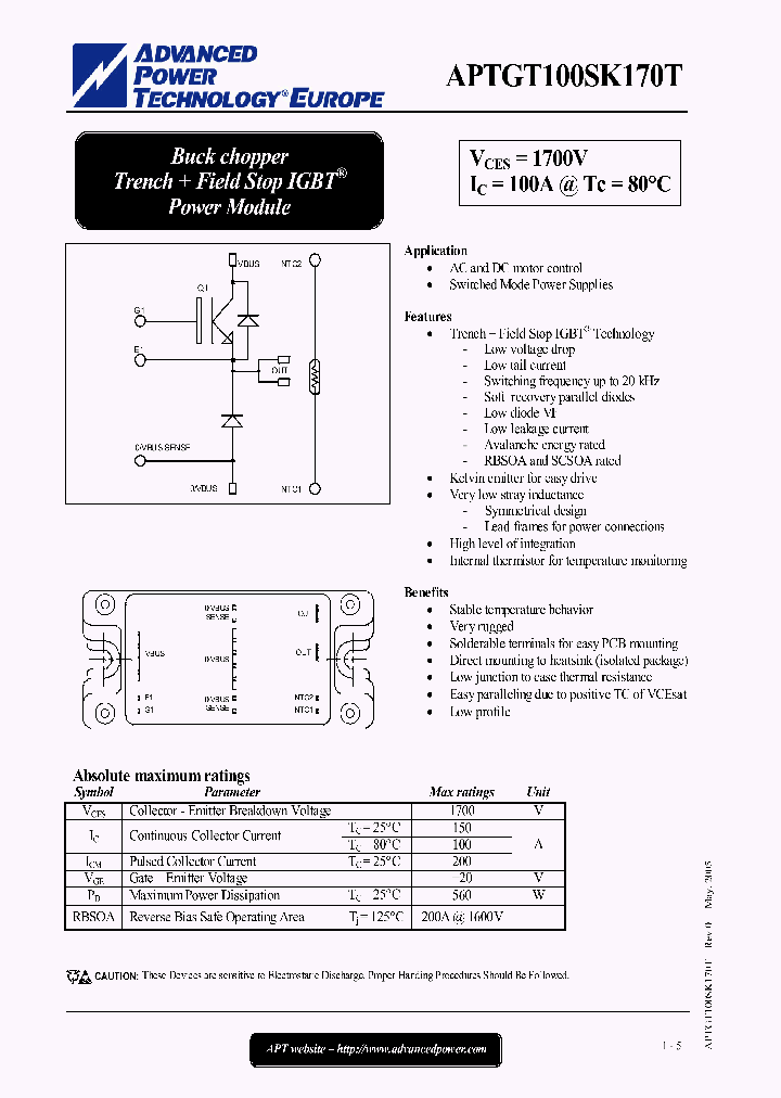 APTGT100SK170T_1167426.PDF Datasheet