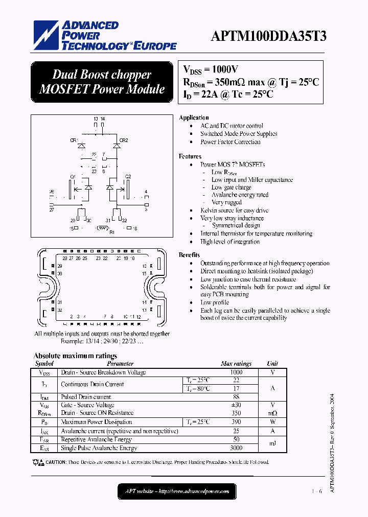 APTM100DDA35T3_1212545.PDF Datasheet