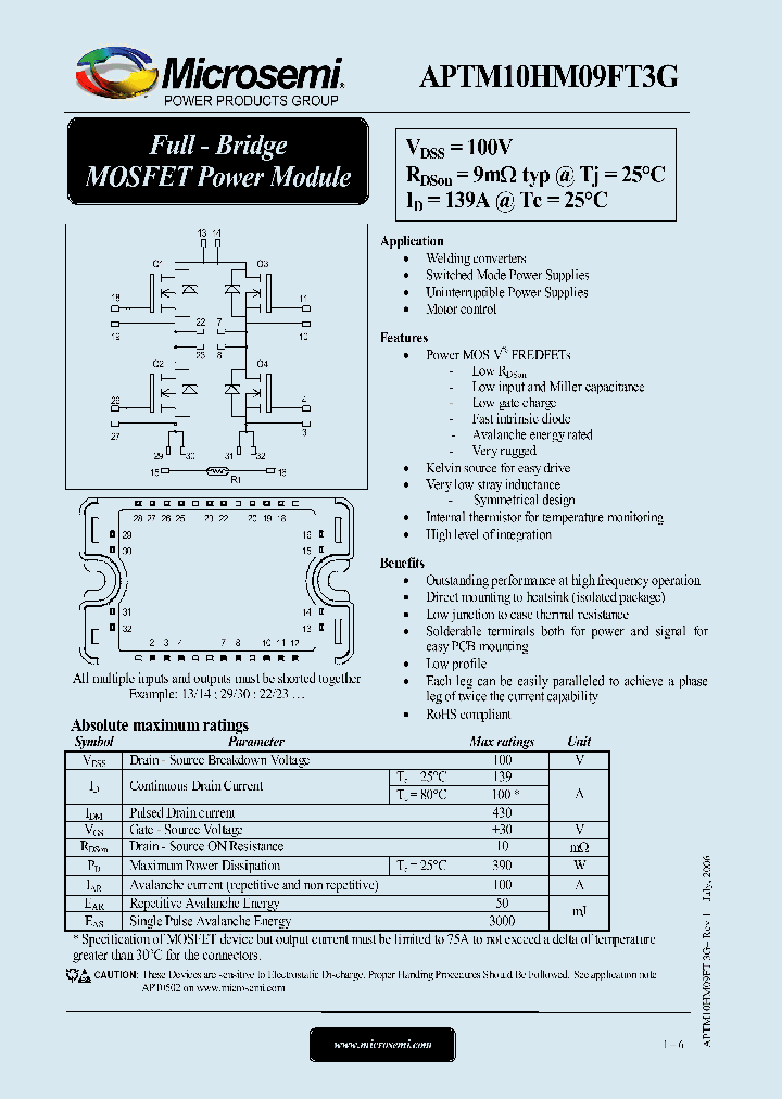 APTM10HM09FT3G_1167438.PDF Datasheet