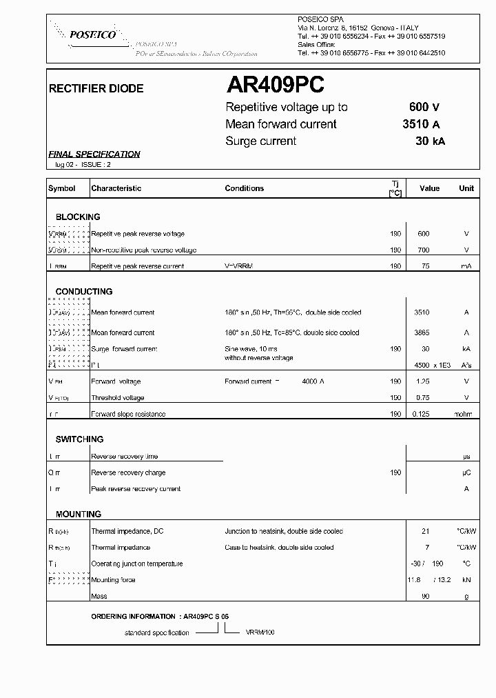 AR409PCS06_1212885.PDF Datasheet