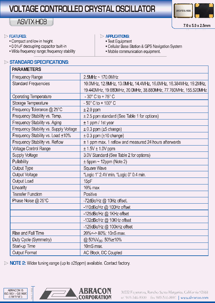 ASVTX-H08_1213592.PDF Datasheet