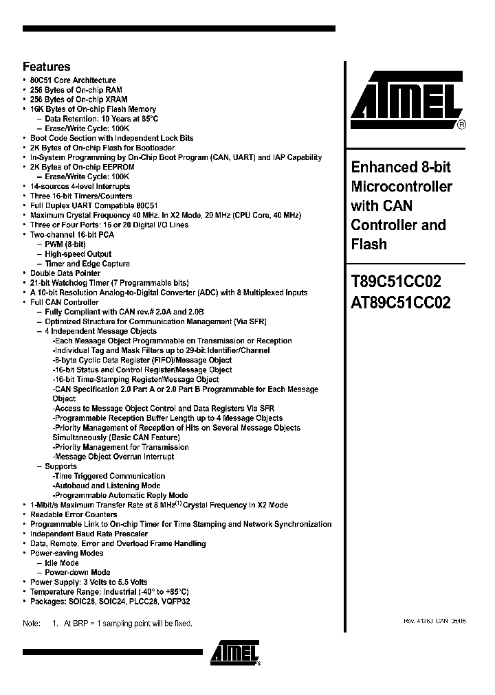 AT89C51CC02_1069675.PDF Datasheet