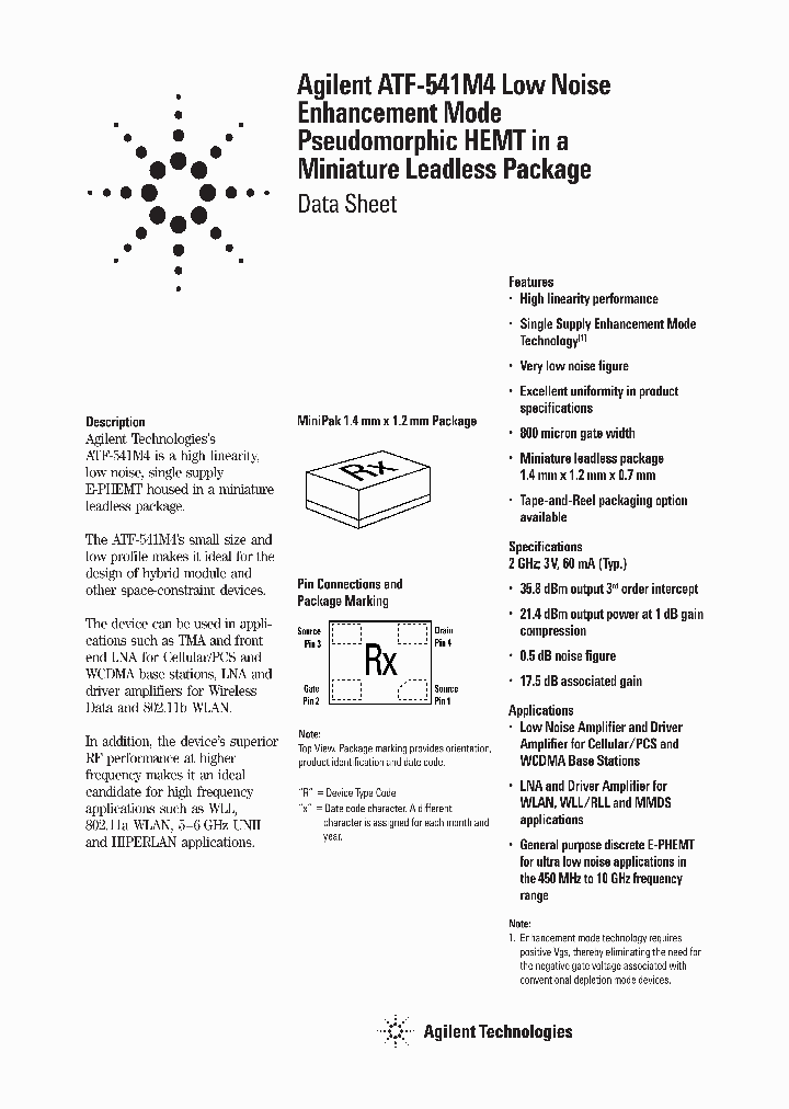 ATF-541M4-TR2_1214525.PDF Datasheet