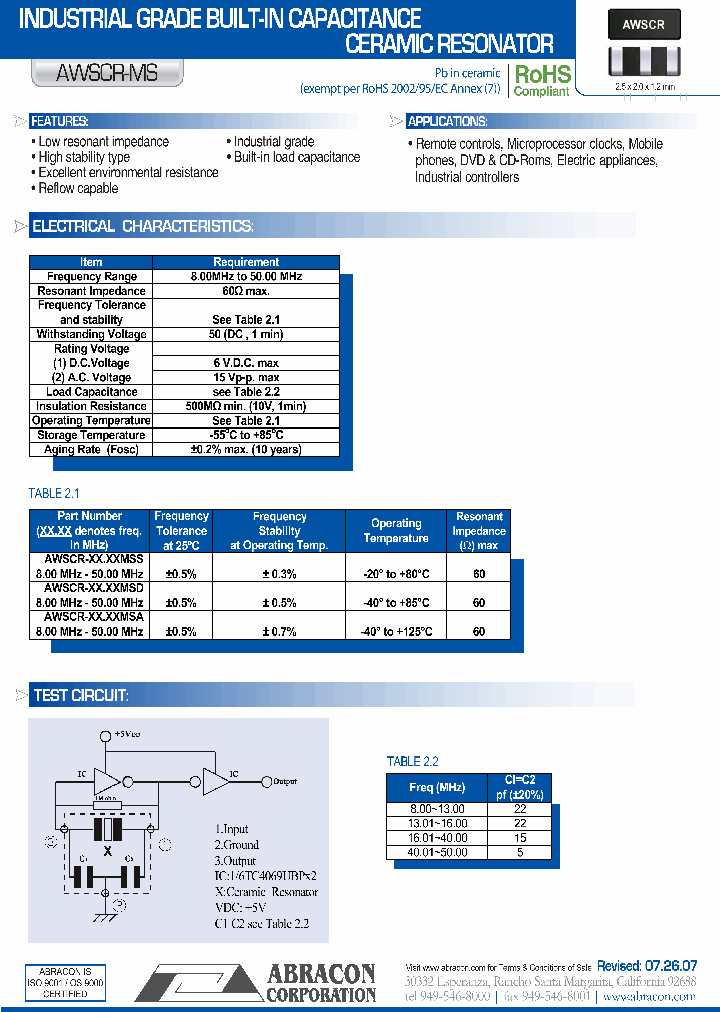 AWSCR-MS_1214911.PDF Datasheet