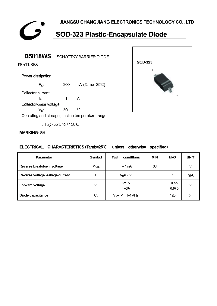 B5818WS-SOD-323_1216116.PDF Datasheet