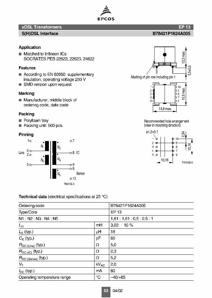 B78421P1624A005_1216364.PDF Datasheet