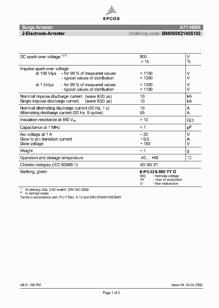 B88069X2140S102_1216499.PDF Datasheet