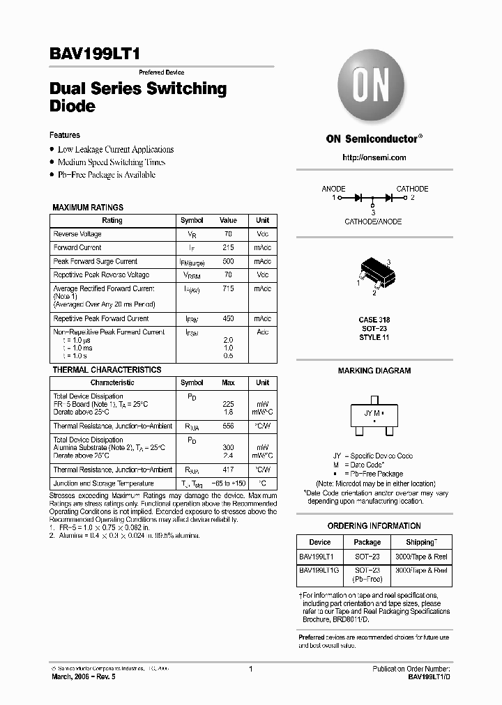 BAV199LT106_1217500.PDF Datasheet